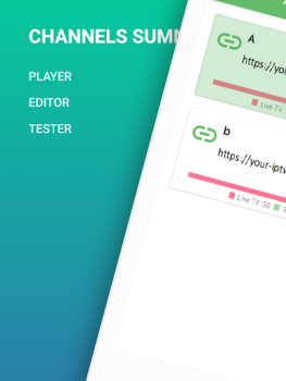 Descargar 3In1 IPTV - M3U Play Test Edit Editores y reproductores de video para Android captura de pantalla 5