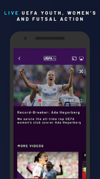 Descargar UEFA.tv Deporte para Android captura de pantalla 3