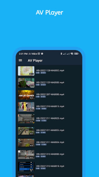 Descargar AV Player Editores y reproductores de video para Android captura de pantalla 3
