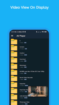 Descargar AV Player Editores y reproductores de video para Android captura de pantalla 4