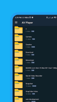 Descargar AV Player Editores y reproductores de video para Android captura de pantalla 5