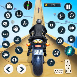 Logotipo Mega Ramp Stunt Bike Games 3D