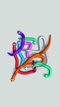 Descargar Tangled Snakes Rompecabezas para Android captura de pantalla 3