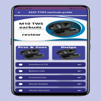 Descargar M10 TWS earbuds smart help Herramientas para Android captura de pantalla 4