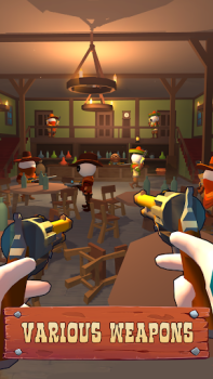 Descargar Cowboy Sniper: Oeste armas Arcada para Android captura de pantalla 2