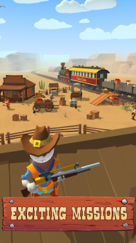 Descargar Cowboy Sniper: Oeste armas Arcada para Android captura de pantalla 6