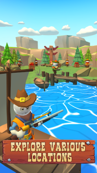 Descargar Cowboy Sniper: Oeste armas Arcada para Android captura de pantalla 7