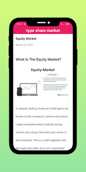 Descargar Share Market Types Educación para Android captura de pantalla 7