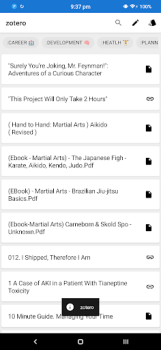 Descargar BibTex Manager Trabajo para Android captura de pantalla 2