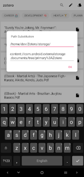 Descargar BibTex Manager Trabajo para Android captura de pantalla 4