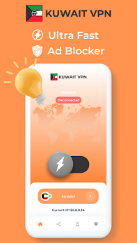Descargar Kuwait VPN - Private Proxy Herramientas para Android captura de pantalla 2