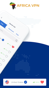 Descargar Africa VPN - Get Africa IP Herramientas para Android captura de pantalla 4