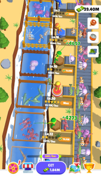 Descargar Funny Fish Idle Juegos casuales para Android captura de pantalla 2