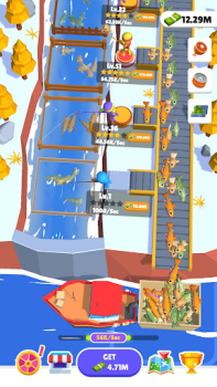 Descargar Funny Fish Idle Juegos casuales para Android captura de pantalla 3