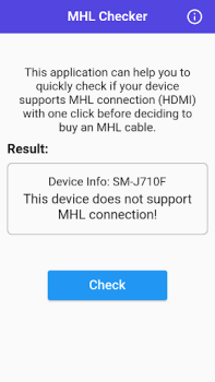 Descargar MHL Checker - Control HDMI Herramientas para Android captura de pantalla 2
