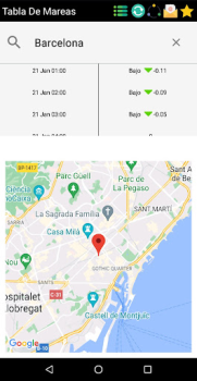 Descargar Tablas de Mareas En Español Clima para Android captura de pantalla 2