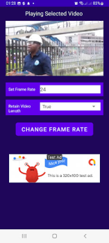 Descargar Video Frame Rate Changer (FPS) Editores y reproductores de video para Android captura de pantalla 4
