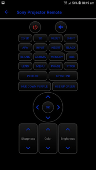 Descargar Universal Projector Remote Con Herramientas para Android captura de pantalla 2