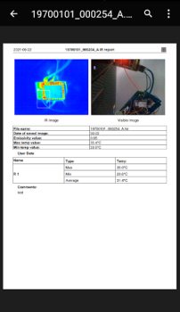 Descargar Voltcraft Thermal Imaging Herramientas para Android captura de pantalla 4
