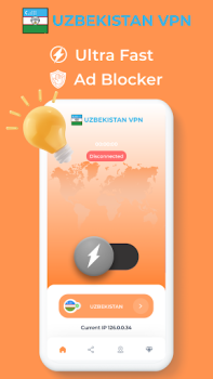 Descargar Uzbekistan VPN - Private Proxy Herramientas para Android captura de pantalla 2