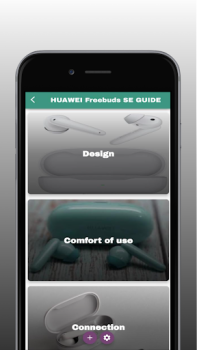 Descargar HUAWEI Freebuds SE GUIDE Diverso para Android captura de pantalla 2