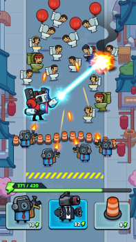 Descargar Alien Fight: Police vs Zombie Juegos casuales para Android captura de pantalla 2