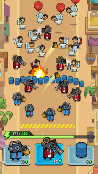 Descargar Alien Fight: Police vs Zombie Juegos casuales para Android captura de pantalla 5