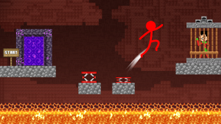 Descargar stickman parkour carrera salto Aventuras para Android captura de pantalla 6