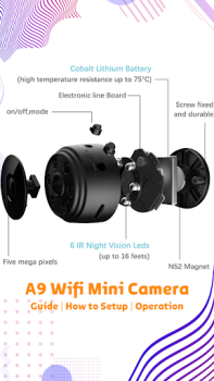 Descargar A9 Wifi Mini Camera App Guide Herramientas para Android captura de pantalla 4