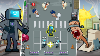 Descargar Merge War: Monster vs Cyberman Arcada para Android captura de pantalla 2