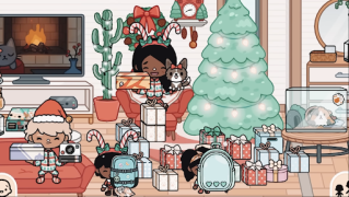 Descargar Toca Boca - Christmas Routine Aventuras para Android captura de pantalla 4