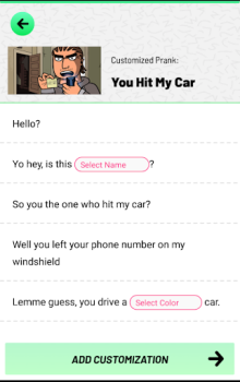 Descargar PRANK DIAL - Prank Call App Entretenimiento para Android captura de pantalla 4