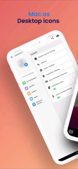 Descargar Mac OS Launcher Plus Personalización para Android captura de pantalla 6