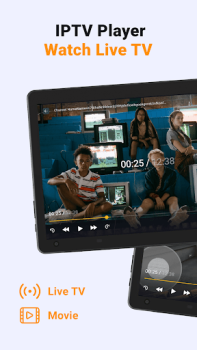 Descargar IPTV Player: Ver TV en Vivo Editores y reproductores de video para Android captura de pantalla 6