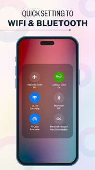 Descargar iOS 17 - Control Center App Personalización para Android captura de pantalla 3