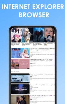 Descargar Web Browser- Internet Explorer Comunicación para Android captura de pantalla 2