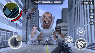 Descargar Skbidi Toilet War: FPS Shooter Juegos de acción para Android captura de pantalla 3