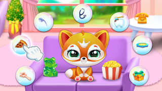 Descargar Kitty Pet Friend: My Cat House Juegos casuales para Android captura de pantalla 2