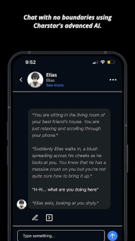 Descargar Charstar: AI Character Chat Entretenimiento para Android captura de pantalla 2