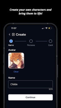 Descargar Charstar: AI Character Chat Entretenimiento para Android captura de pantalla 3