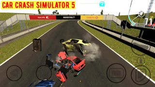 Descargar Car Crash Simulator 5 Raza para Android captura de pantalla 4