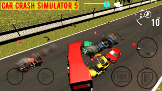 Descargar Car Crash Simulator 5 Raza para Android captura de pantalla 6