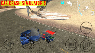 Descargar Car Crash Simulator 5 Raza para Android captura de pantalla 7