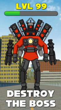Descargar Skibidi Fight - Toilet Battle Juegos casuales para Android captura de pantalla 2