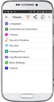 Descargar Teclado grande clásica Herramientas para Android captura de pantalla 5
