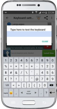 Descargar Teclado grande clásica Herramientas para Android captura de pantalla 6
