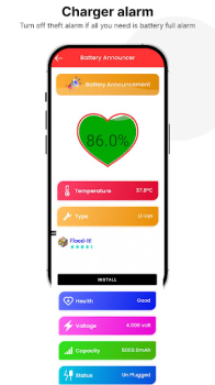 Descargar Notif de sonido de batería Herramientas para Android captura de pantalla 3
