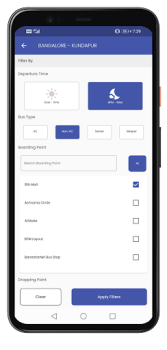 Descargar Sagar Transport Viajes para Android captura de pantalla 6