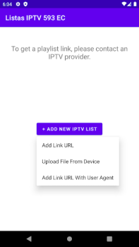 Descargar Listas IPTV 593 EC Entretenimiento para Android captura de pantalla 6
