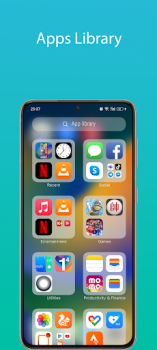 Descargar iOS 17 Launcher - Phone 14 Pro Personalización para Android captura de pantalla 7